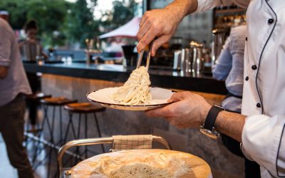 Il Verde’s famous cheese wheel pasta has returned to Brisbane!