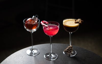 Shake up your usual Christmas cocktail choice for  Midtown’s new festive Flight of Martinis!