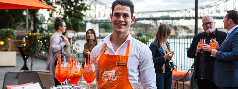 Customs House Present Pop Up Bar, Sunset Spritz
